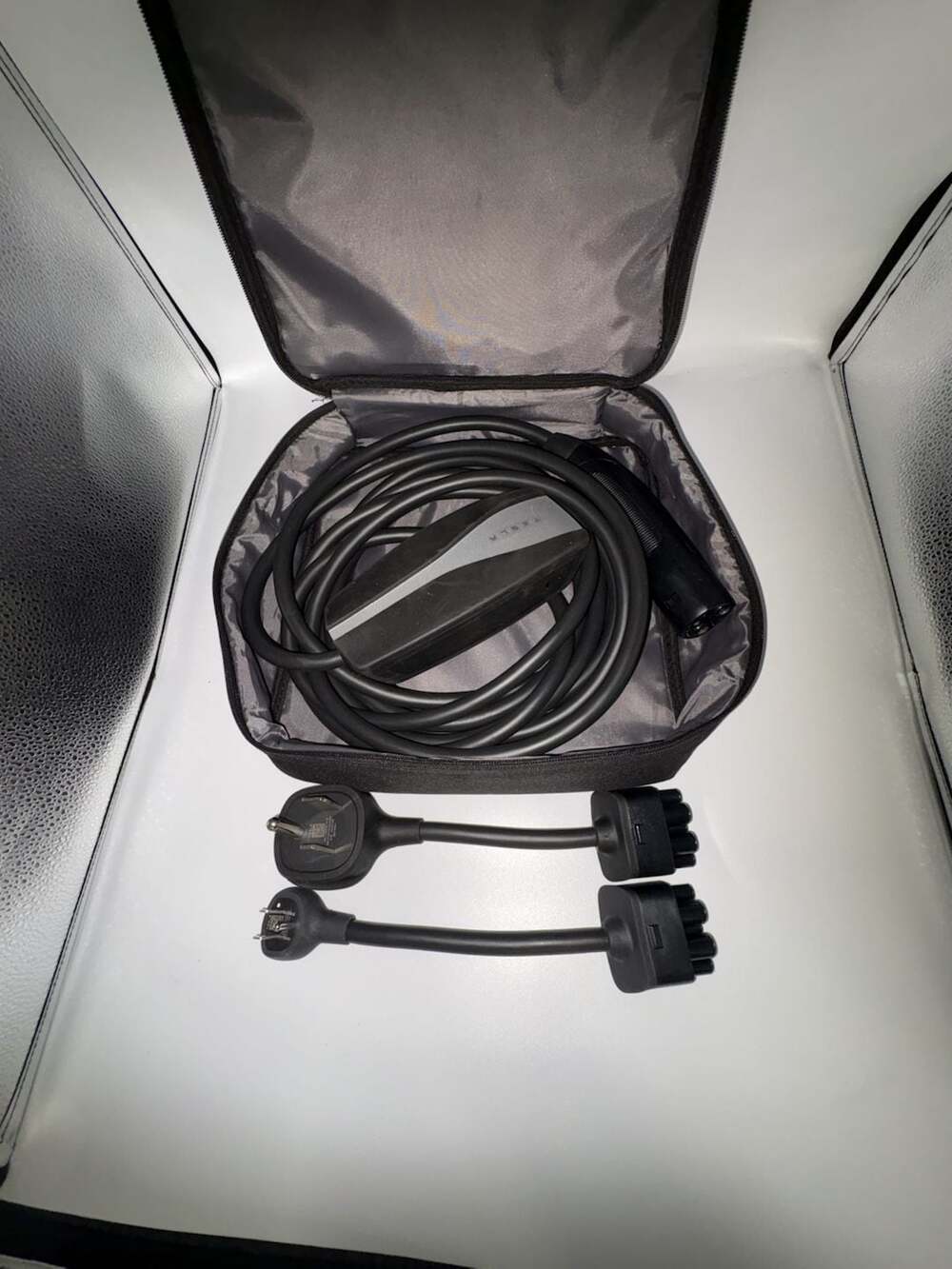 Tesla Gen 2 Mobile Connector Bundle EV Charger Kit with Storage Bag and Adapters